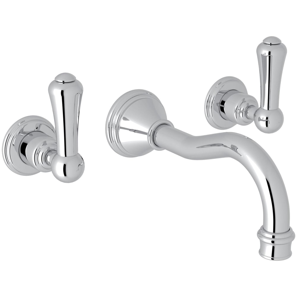 Georgian Era 1.2 GPM Wall Mounted Widespread Bathroom Faucet