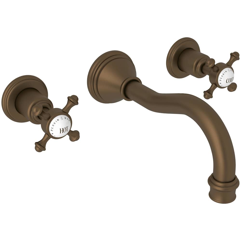Georgian Era 1.2 GPM Wall Mounted Widespread Bathroom Faucet