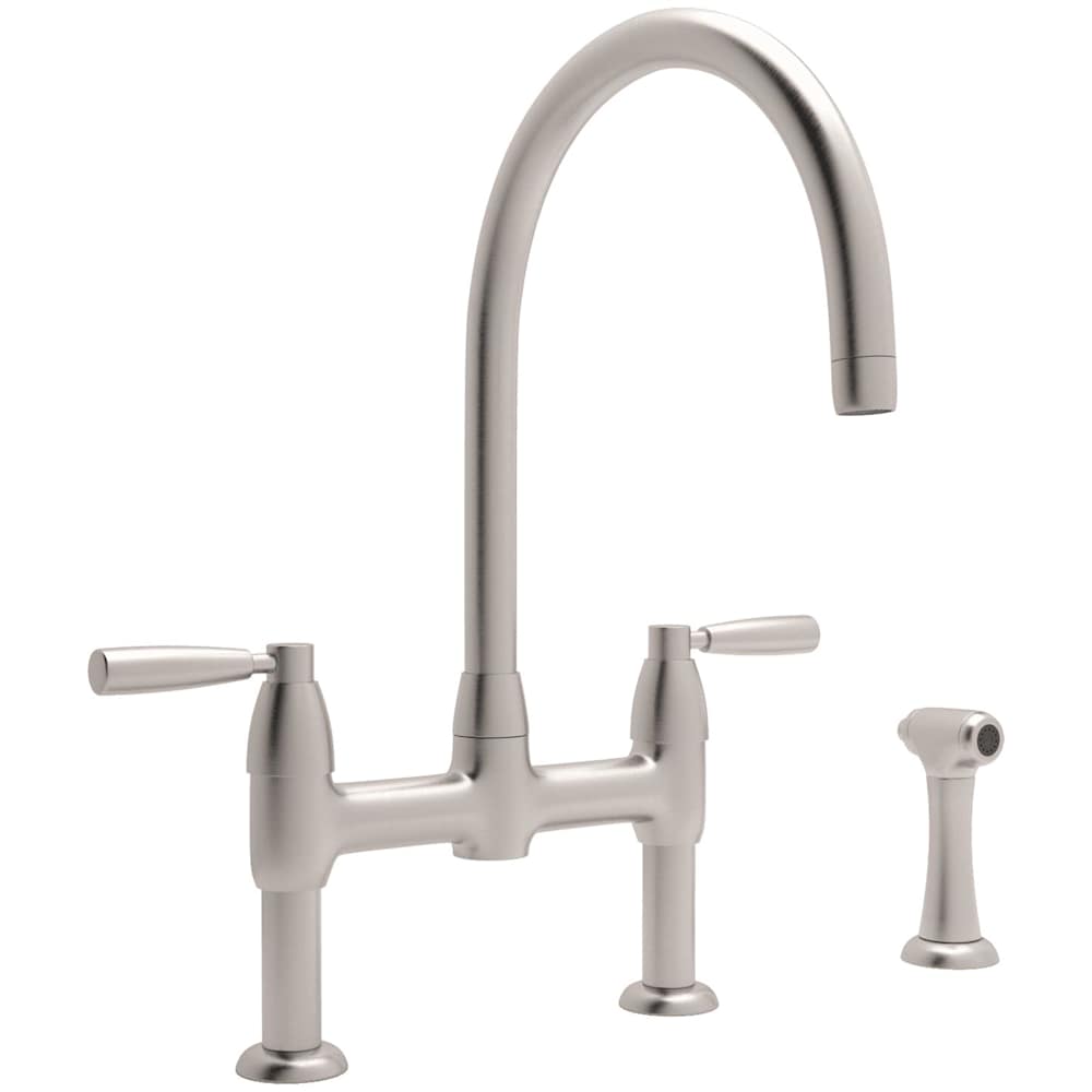 Holborn 1.5 GPM Widespread Bridge Kitchen Faucet - Includes Side Spray