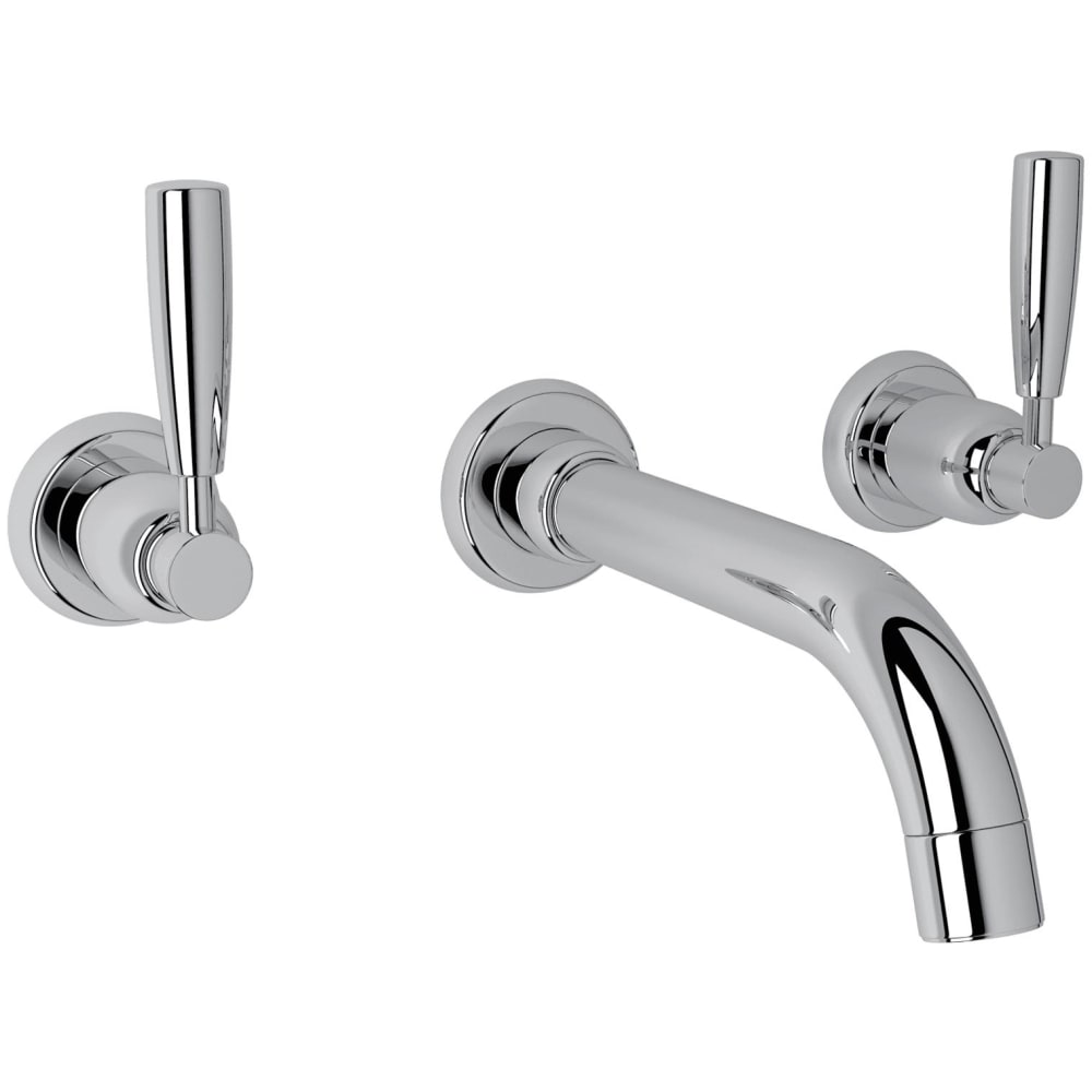 Holborn 1.2 GPM Wall Mounted Widespread Bathroom Faucet