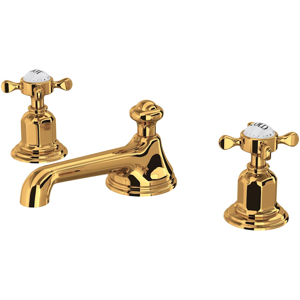 Edwardian 1.2 GPM Widespread Bathroom Faucet with Pop-Up Drain Assembly