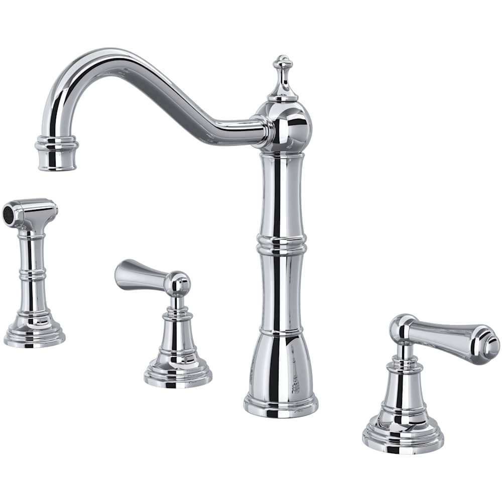 Edwardian 1.8 GPM Widespread Kitchen Faucet - Includes Side Spray