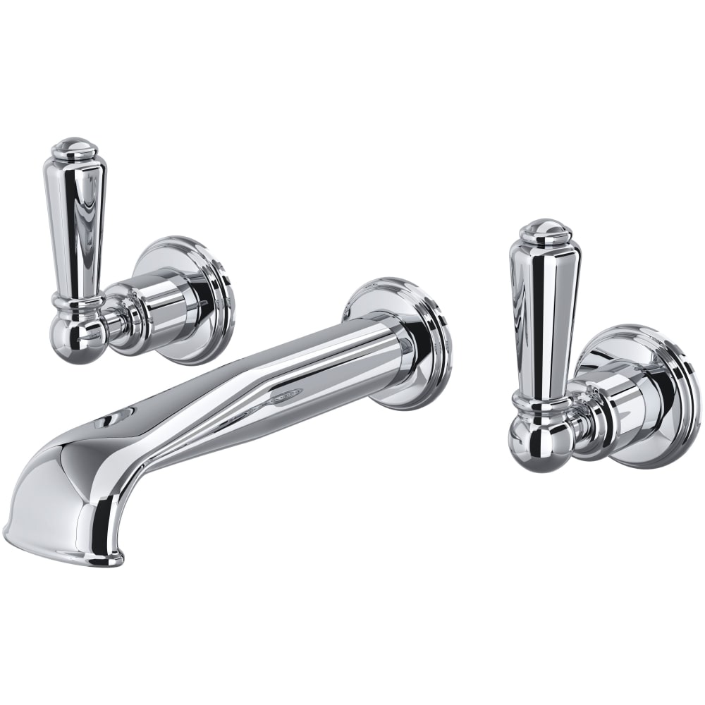Edwardian 1.2 GPM Wall Mounted Widespread Bathroom Faucet