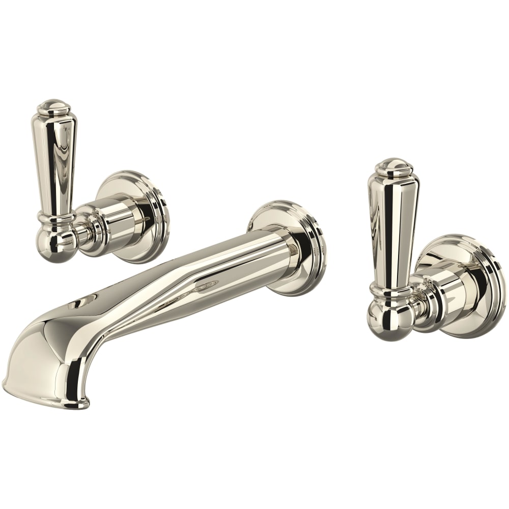 Edwardian 1.2 GPM Wall Mounted Widespread Bathroom Faucet