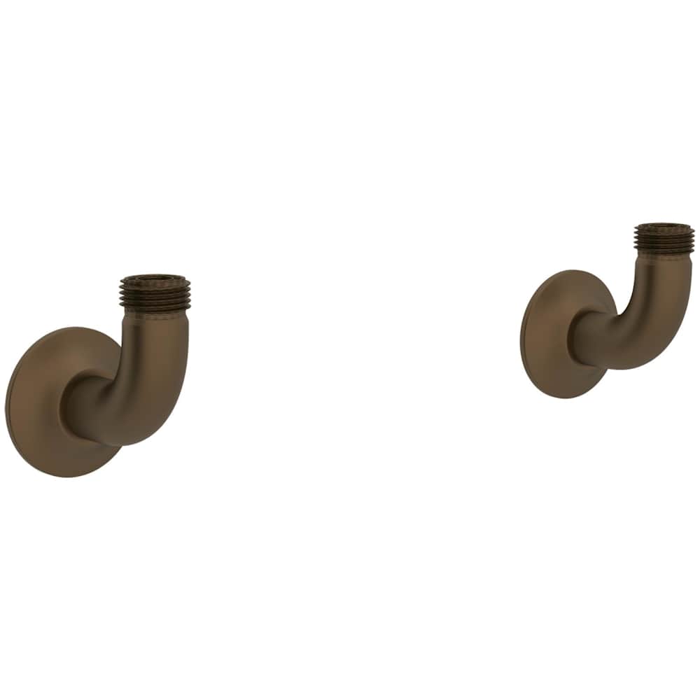 Georgian Era Bridge Kitchen Faucet Wall Unions