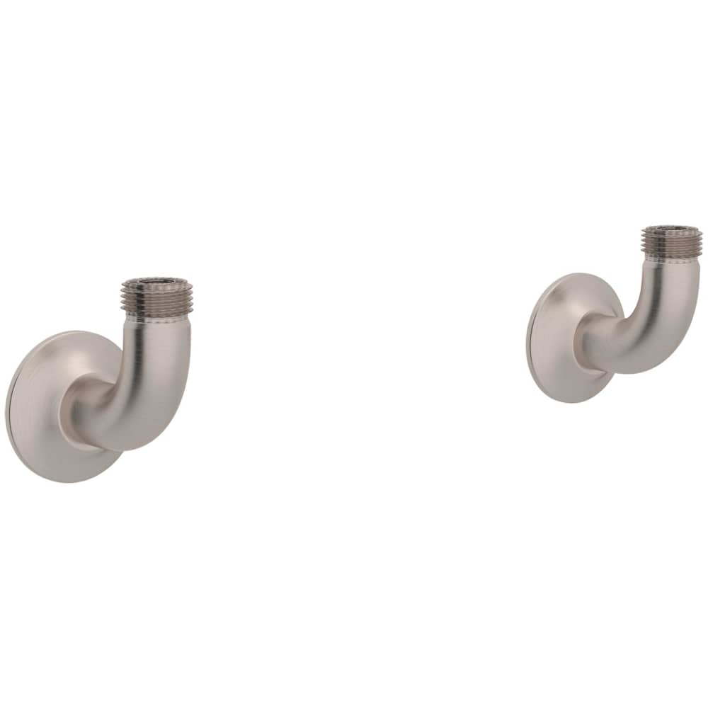 Georgian Era Bridge Kitchen Faucet Wall Unions