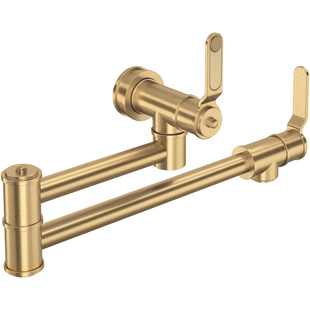 Armstrong 1.8 GPM Wall Mounted Single Hole Pot Filler with Brass Handles