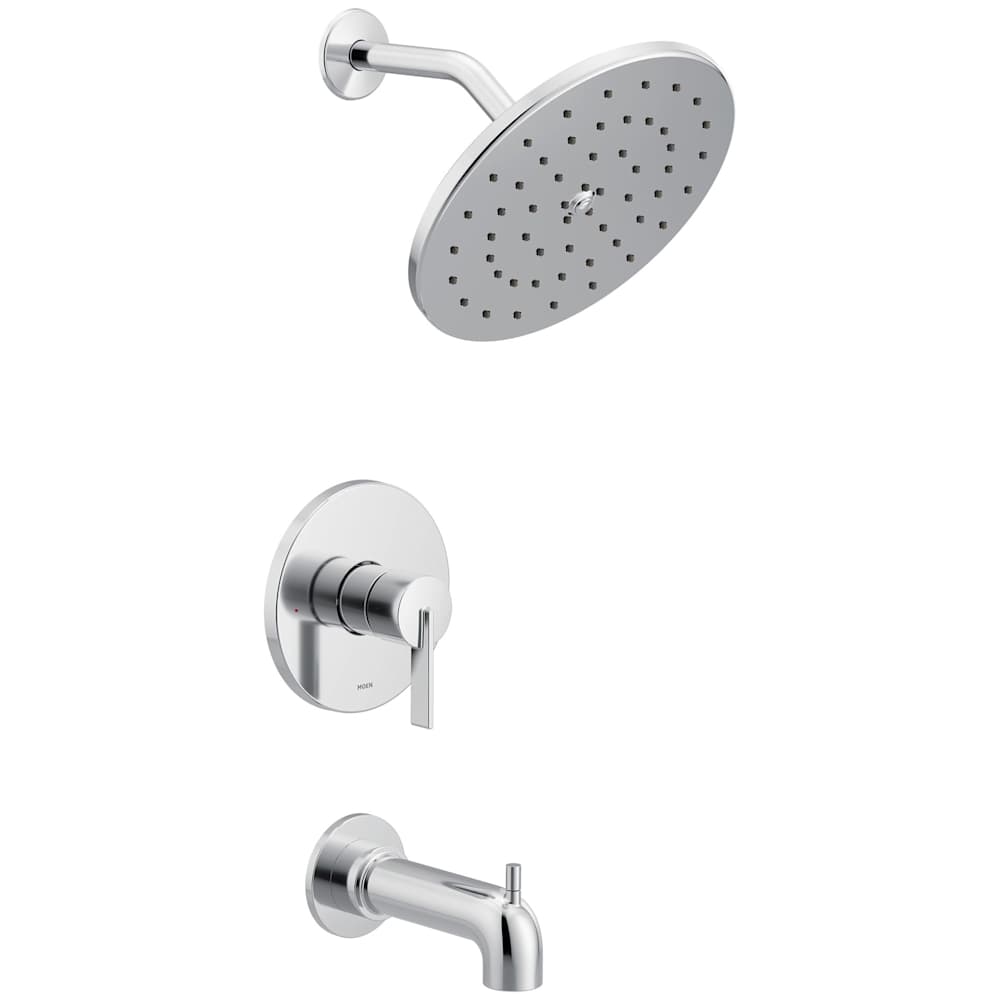 Moen Double Handle Moentrol Pressure Balanced with Volume Control and Integrated Diverter Valve Trim from the Kingsley Collection (Less Valve) Oil Rubbed Bronze