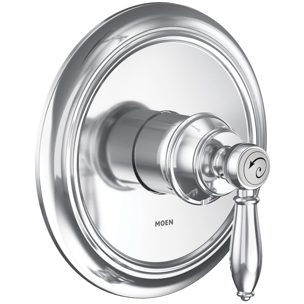 Moen Shower System Trim Package with 2.5 GPM Single Function Shower Head Less Rough-In Valve from the Commercial Collection Chrome