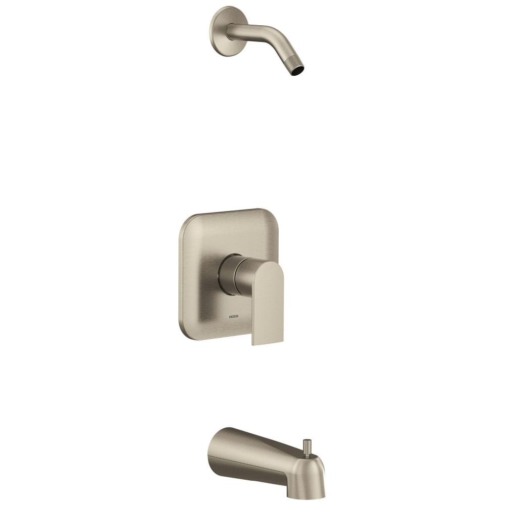 Moen Greenfield Shower Only Trim Package with 1.75 GPM Single Function Shower Head Matte Black