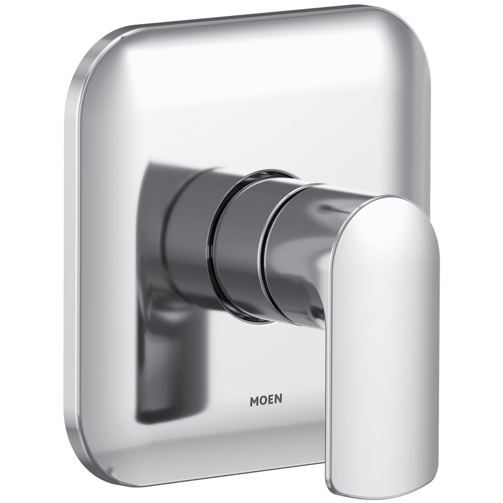 Moen Belfield 3 Function Pressure Balanced Valve Trim Only with Double Lever Handles, Integrated Diverter - Less Rough In Matte Black
