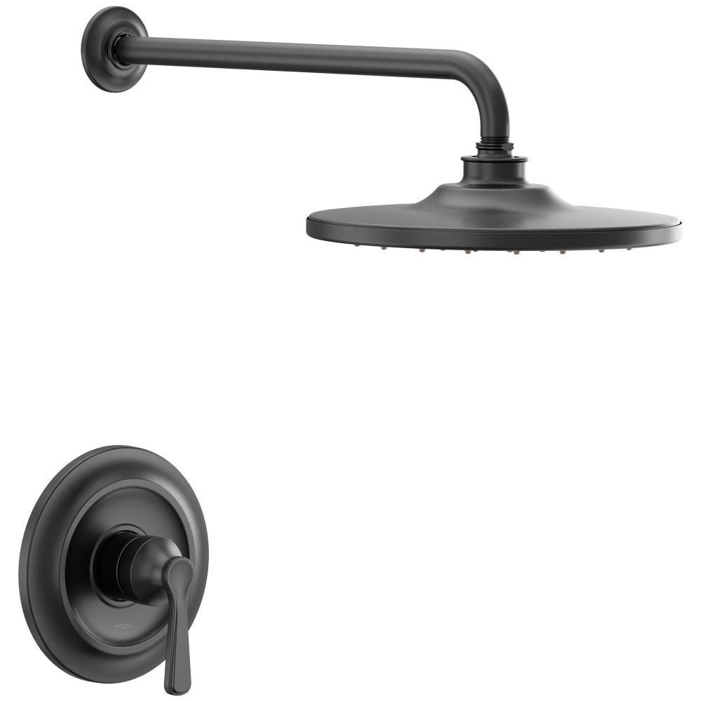 Moen Deck Mounted Roman Tub Filler Trim with Personal Hand Shower and Built-In Diverter from the Brantford Collection (Less Valve) Brushed Nickel