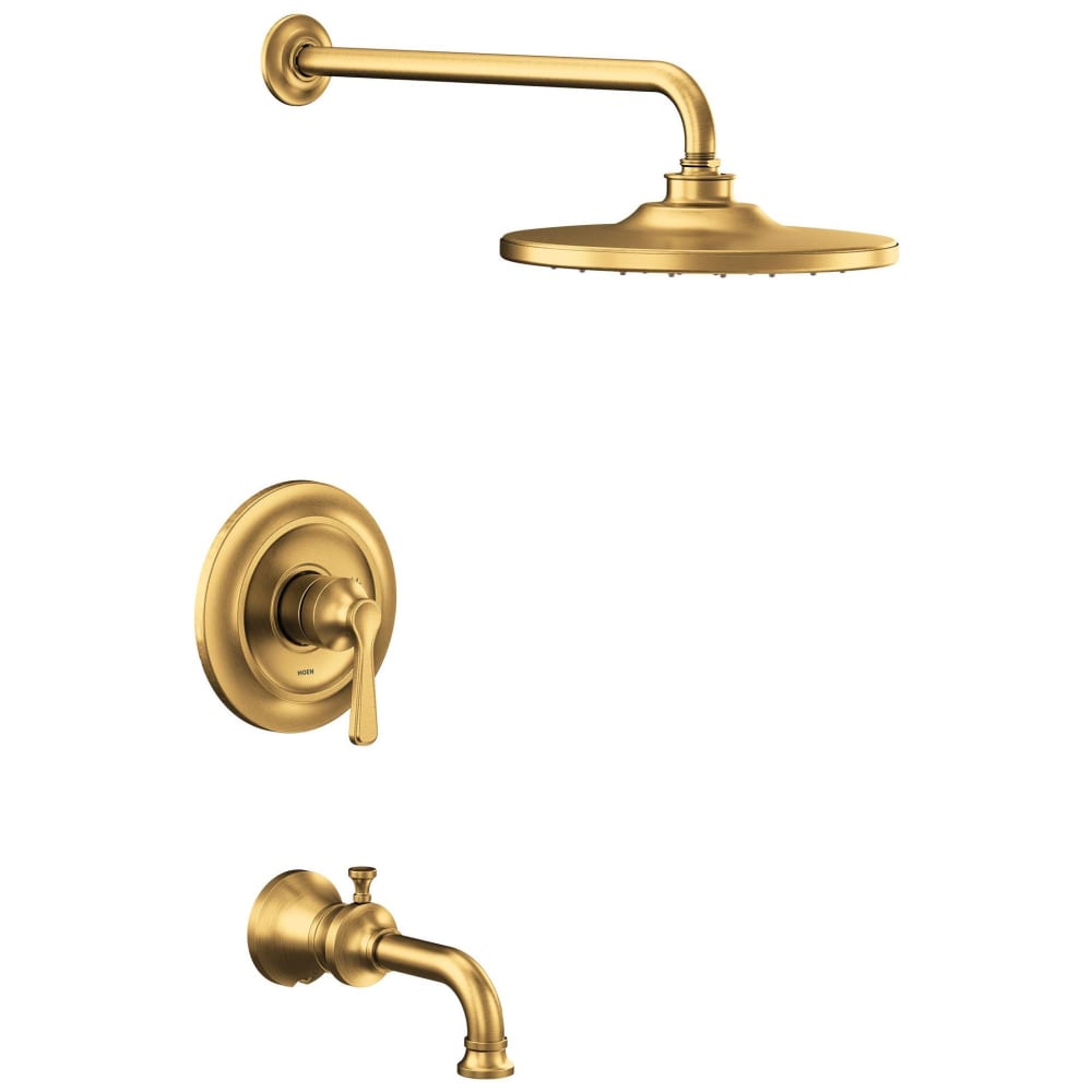 Moen Deck Mounted Roman Tub Filler Trim from the Brantford Collection (Less Valve) Brushed Nickel