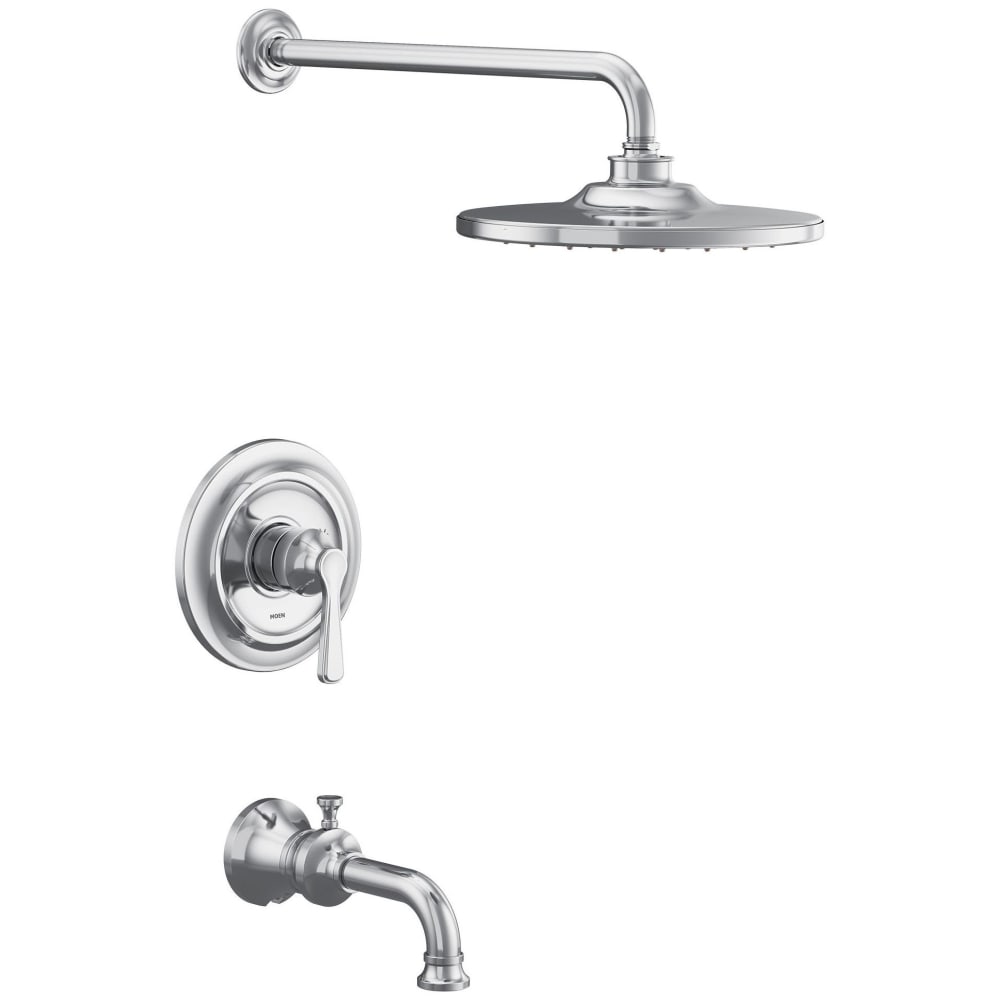 Moen Deck Mounted Roman Tub Filler Trim from the Brantford Collection (Less Valve) Chrome