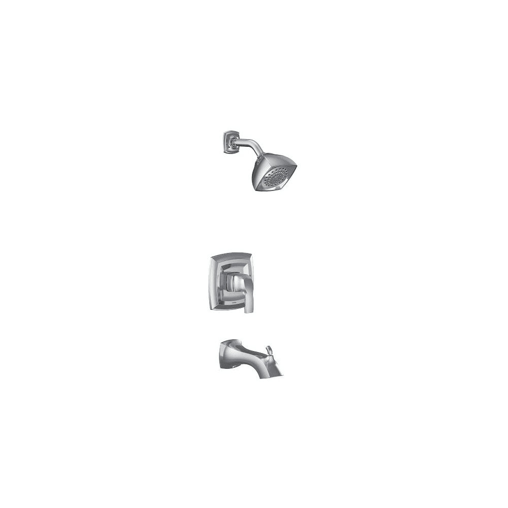 Moen Cia Shower Only Trim Package with 1.75 GPM Single Function Shower Head Brushed Nickel