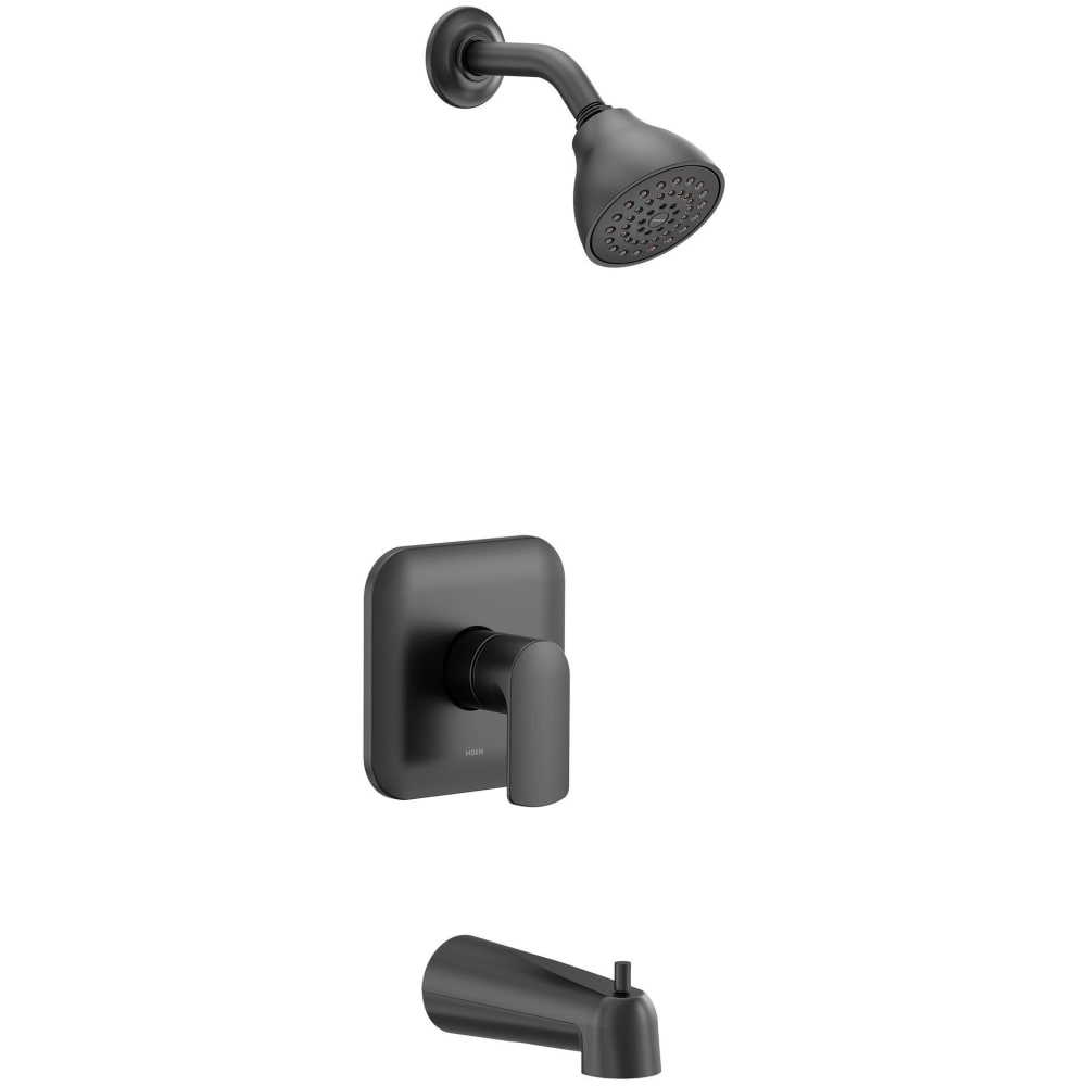 Moen Belfield Shower Trim Package with Single Function 2.5 GPM Shower Head and Posi-Temp Pressure-Balancing Valve Technology Chrome