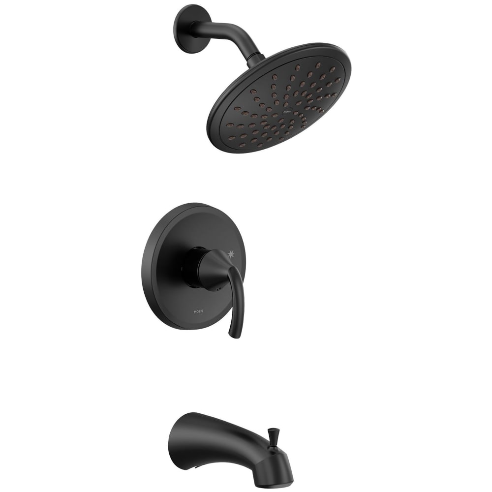 Moen Belfield Shower Trim Package with Single Function 2.5 GPM Shower Head and Posi-Temp Pressure-Balancing Valve Technology Oil Rubbed Bronze