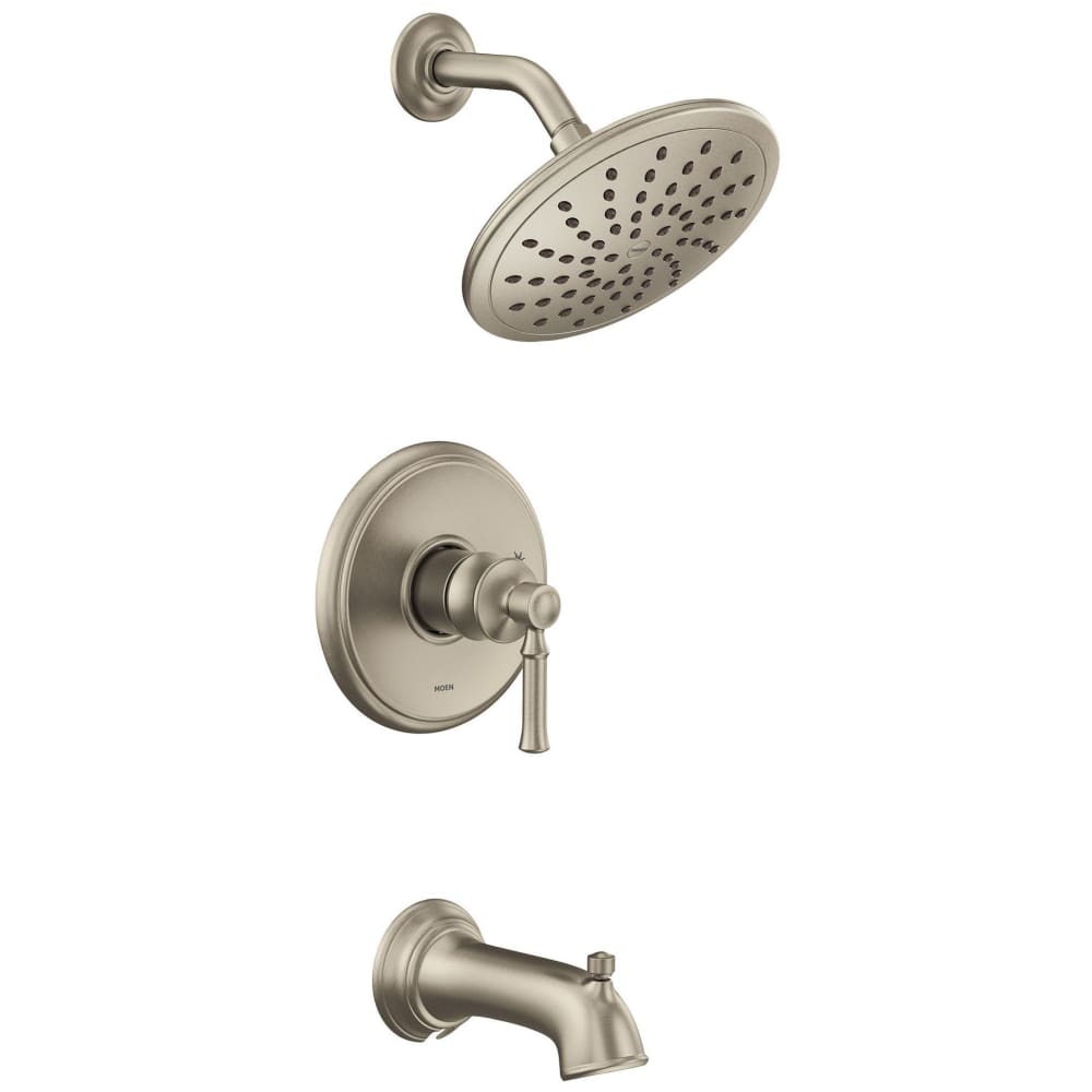 Moen Flara Floor Mounted Tub Filler with Built-In Diverter - Includes Hand Shower Chrome