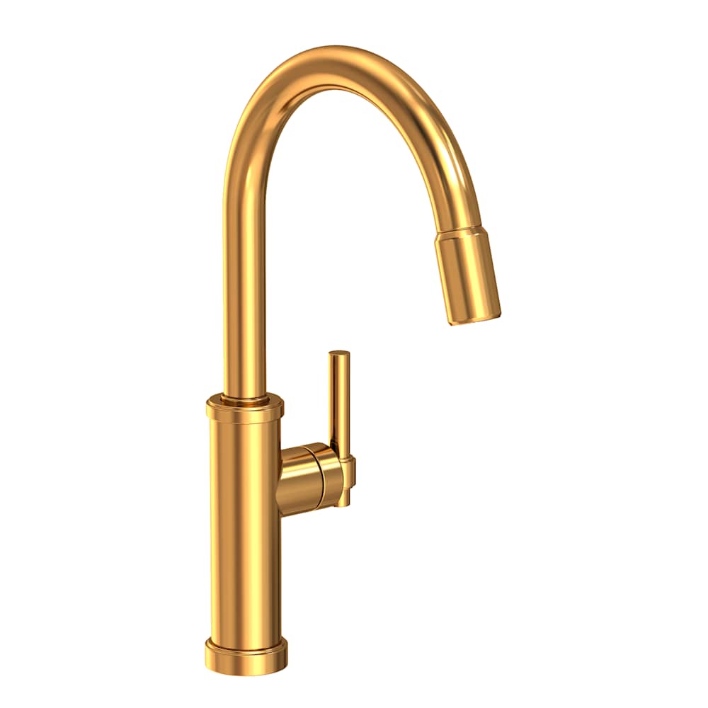 Seager 1.8 GPM Single Hole Pull Down Kitchen Faucet