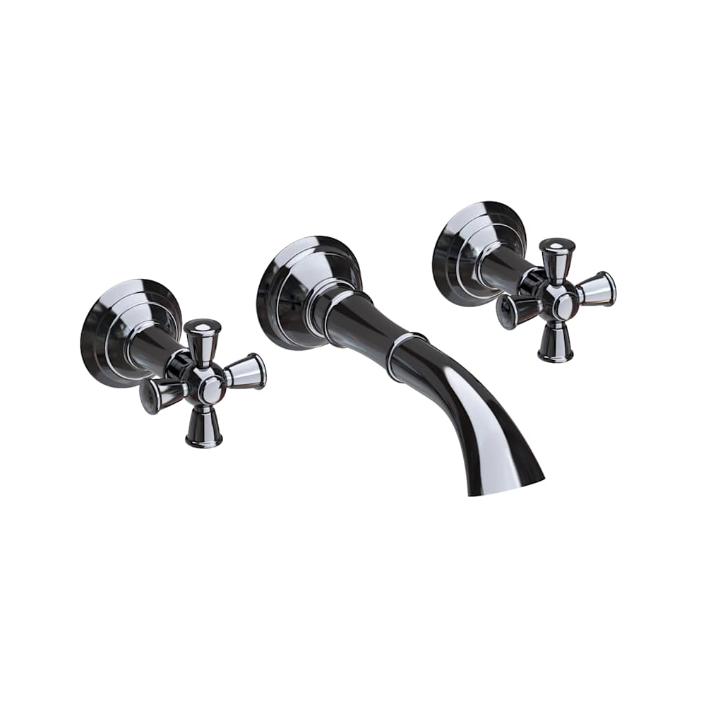 Aylesbury 1.2 GPM Wall Mounted Widespread Bathroom Faucet