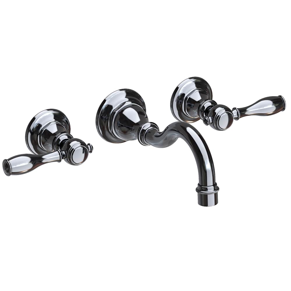 Victoria 1.2 GPM Wall Mounted Widespread Bathroom Faucet
