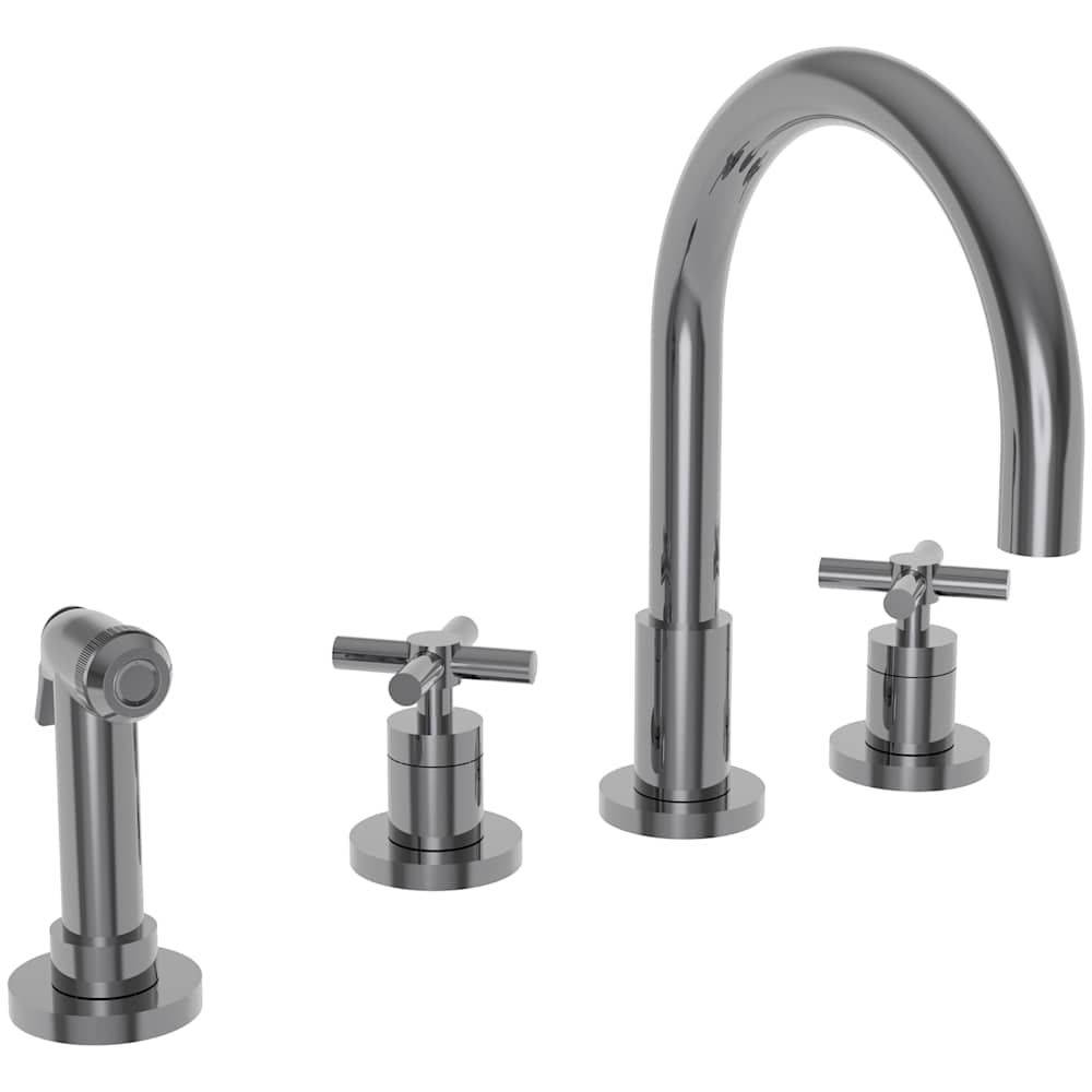 East Linear 1.8 GPM Widespread Kitchen Faucet