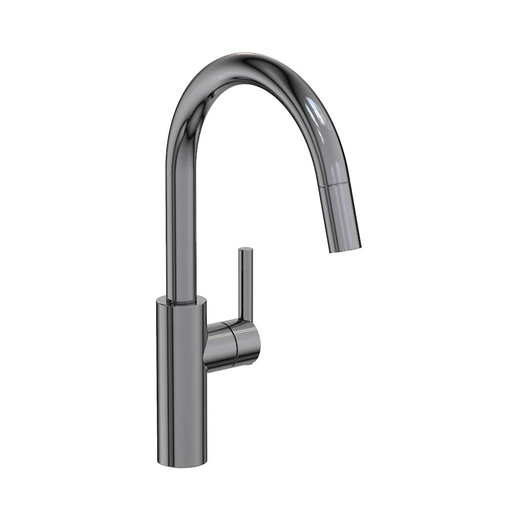 East Linear 1.8 GPM Single Hole Pull Down Kitchen Faucet