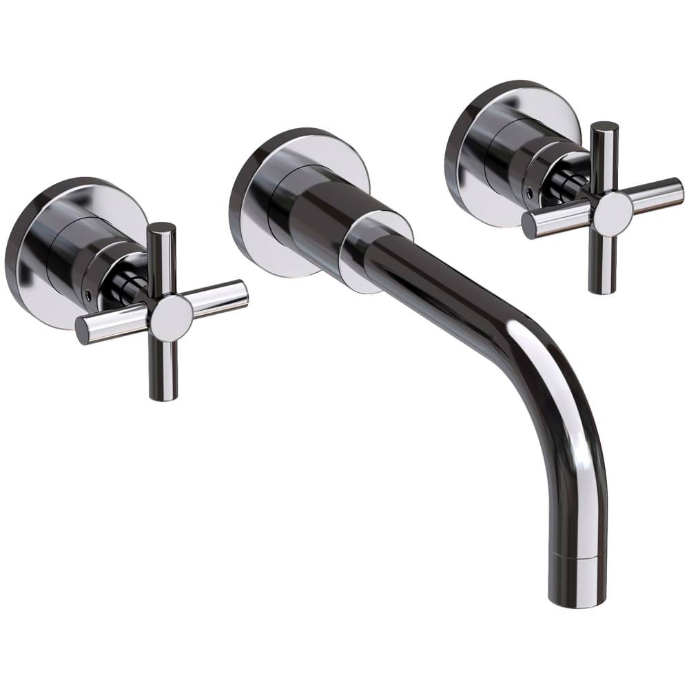 East Linear 1.2 GPM Wall Mounted Widespread Bathroom Faucet