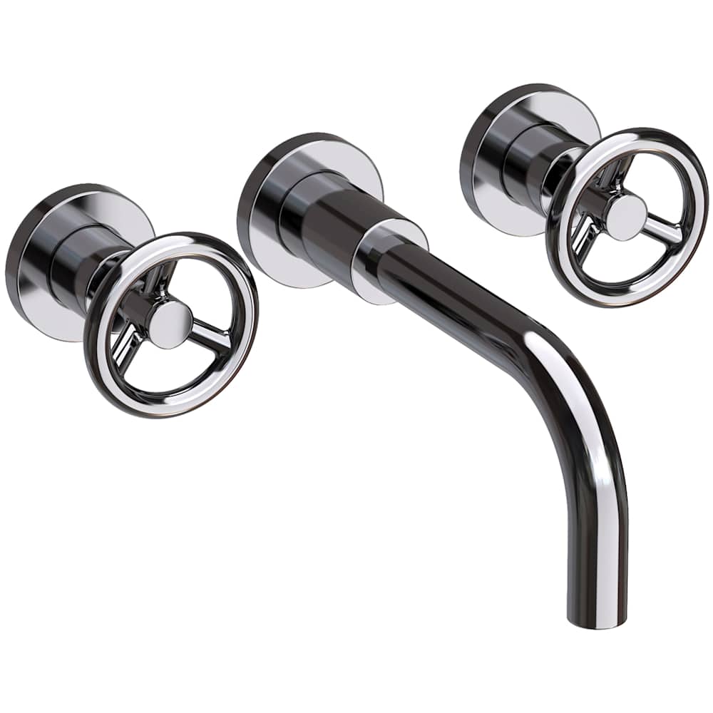 Slater 1.2 GPM Wall Mounted Widespread Bathroom Faucet