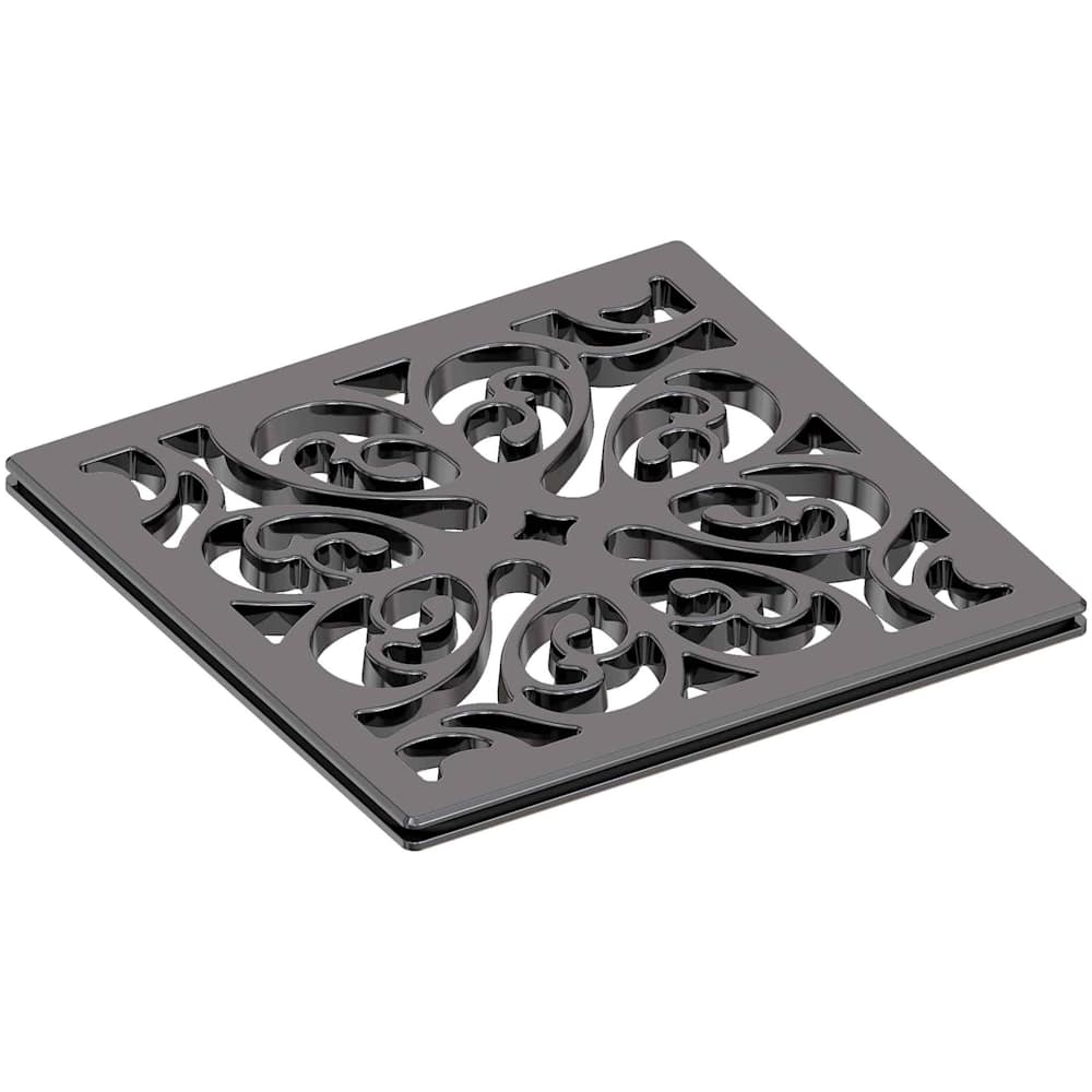 Decorative Drains 4" Square Shower Drain Grid