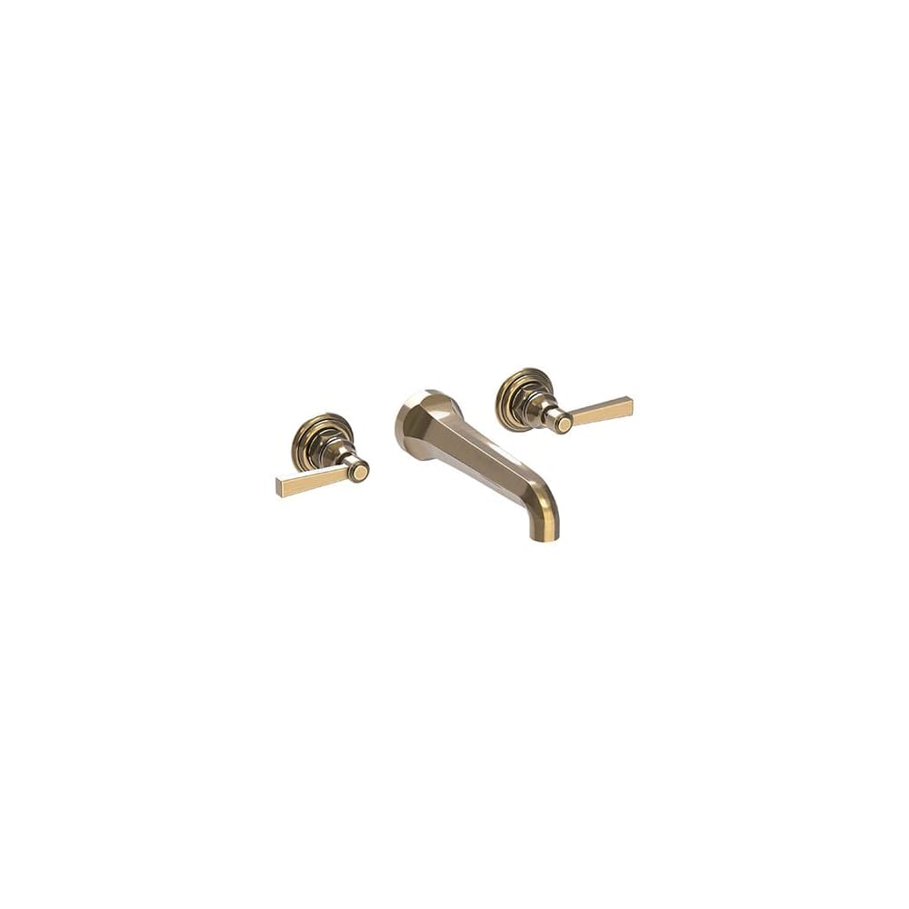 Astor 1.2 GPM Wall Mounted Widespread Bathroom Faucet with Lever Handles