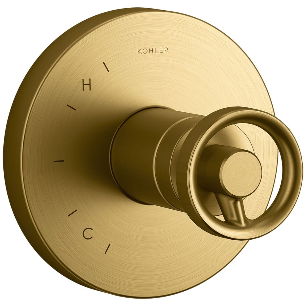 Components Single Function Pressure Balanced Valve Trim Only with Single Knob Handle - Less Rough In