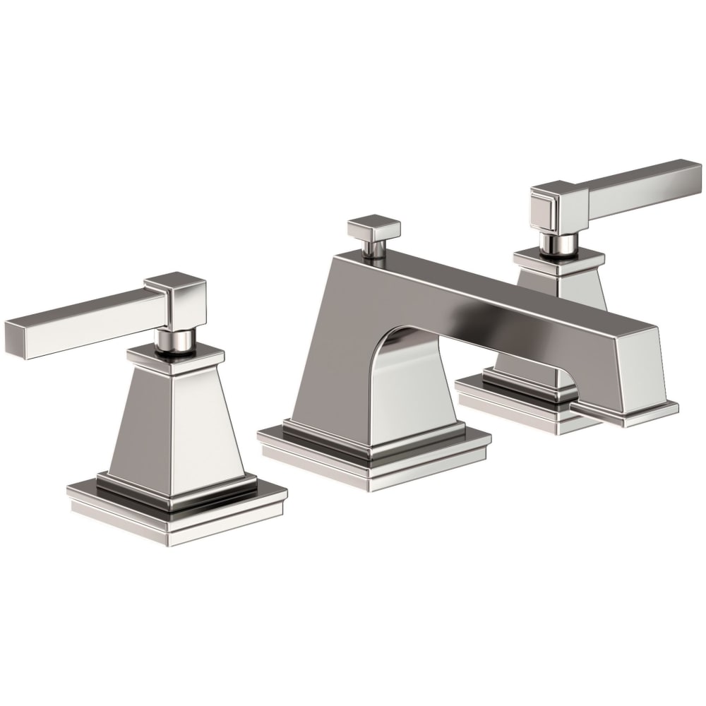 Malvina 1.2 GPM Widespread Bathroom Faucet with Pop-Up Drain Assembly with Lever Handles