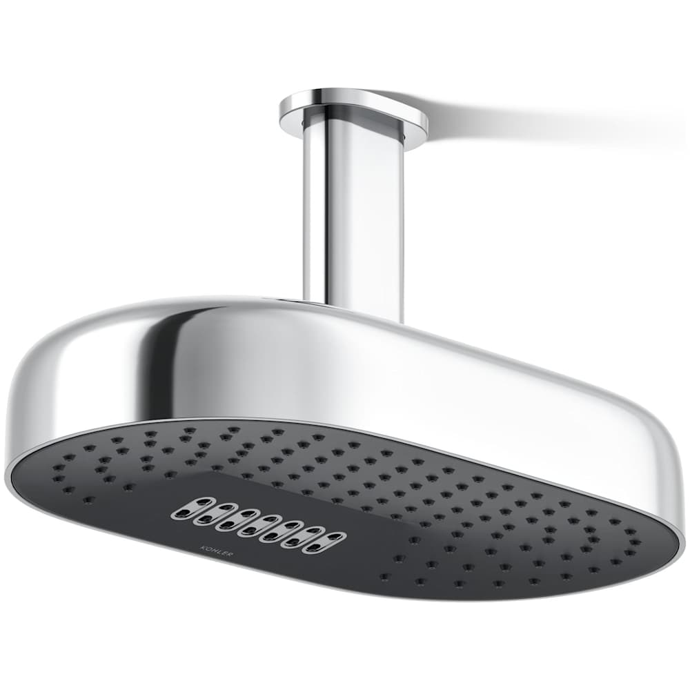 Statement 1.75 GPM Multi Function Rain Shower Head with MasterClean Sprayface and Katalyst Air Induction Technology