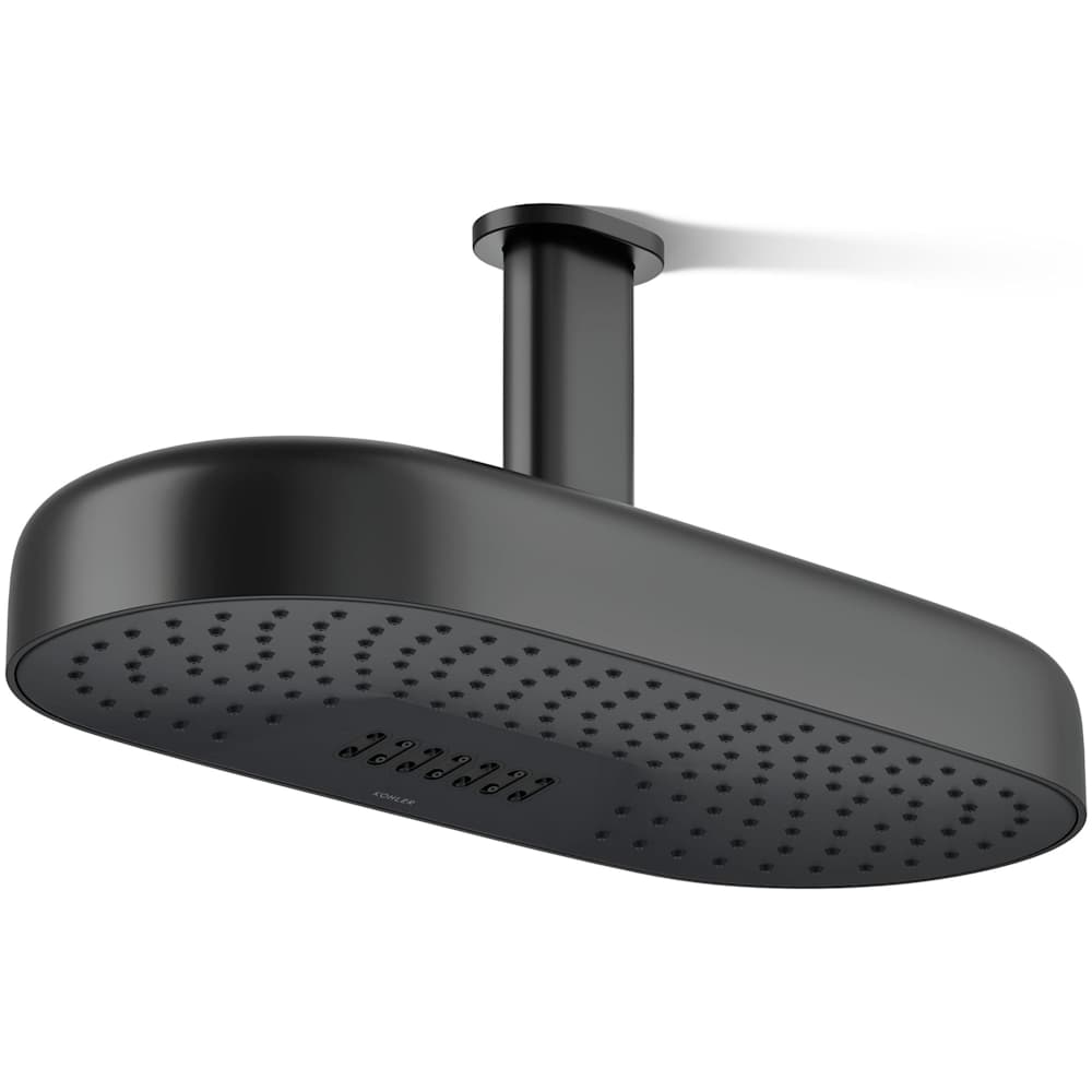 Statement 2.5 GPM Multi Function Rain Shower Head with MasterClean Sprayface and Katalyst Air Induction Technology