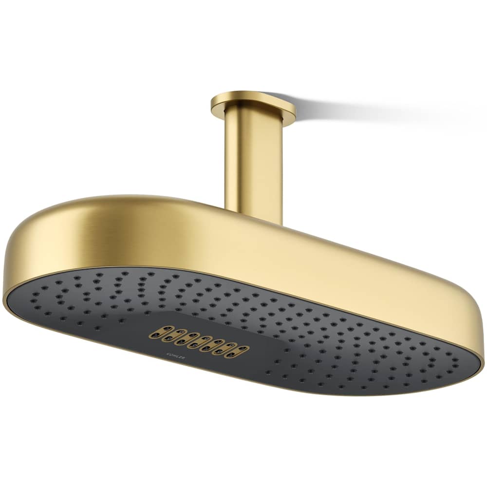 Statement 2.5 GPM Multi Function Rain Shower Head with MasterClean Sprayface and Katalyst Air Induction Technology