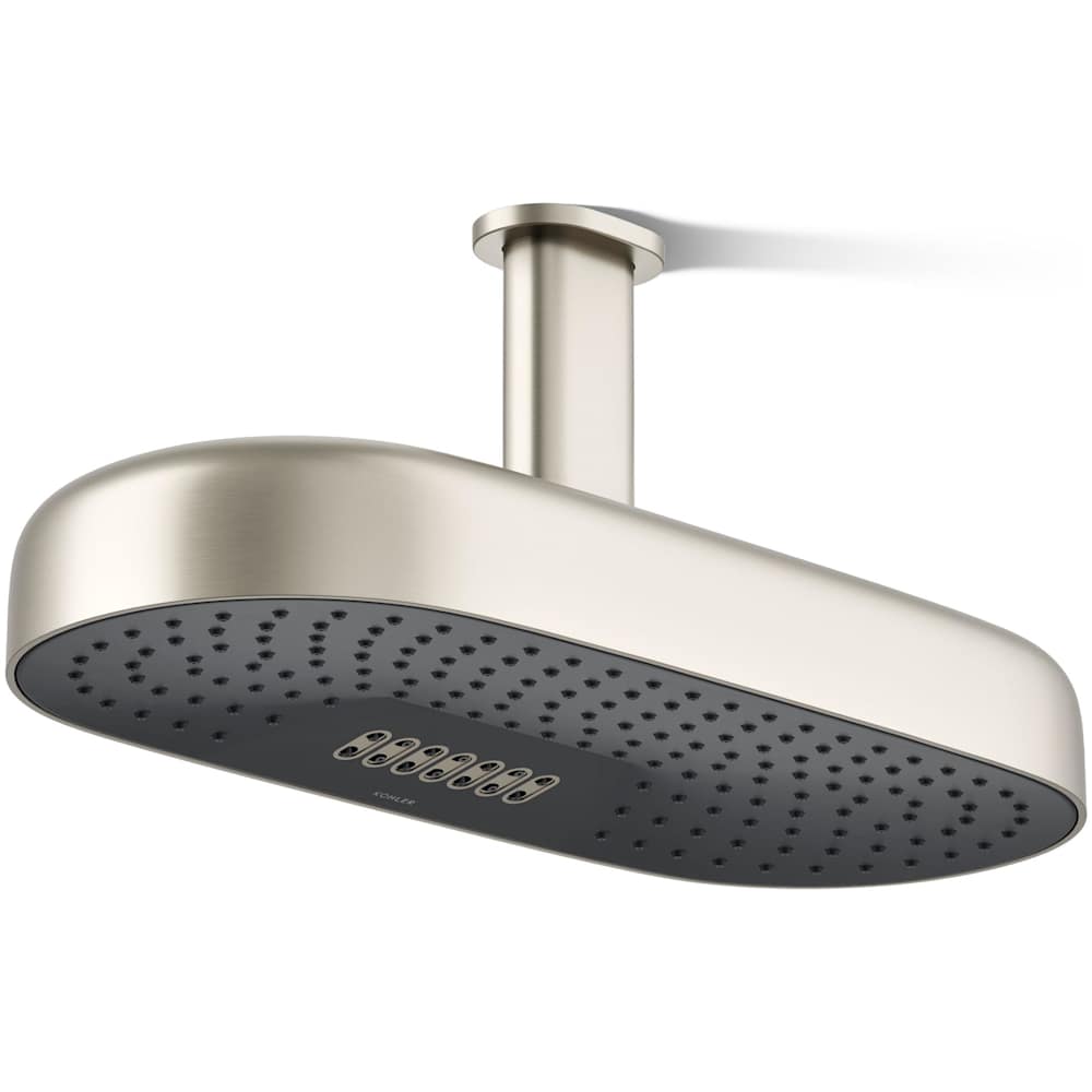 Statement 2.5 GPM Multi Function Rain Shower Head with MasterClean Sprayface and Katalyst Air Induction Technology