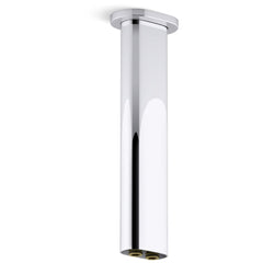 Statement 10" Ceiling Mounted Two Function Rainhead Arm and Flange