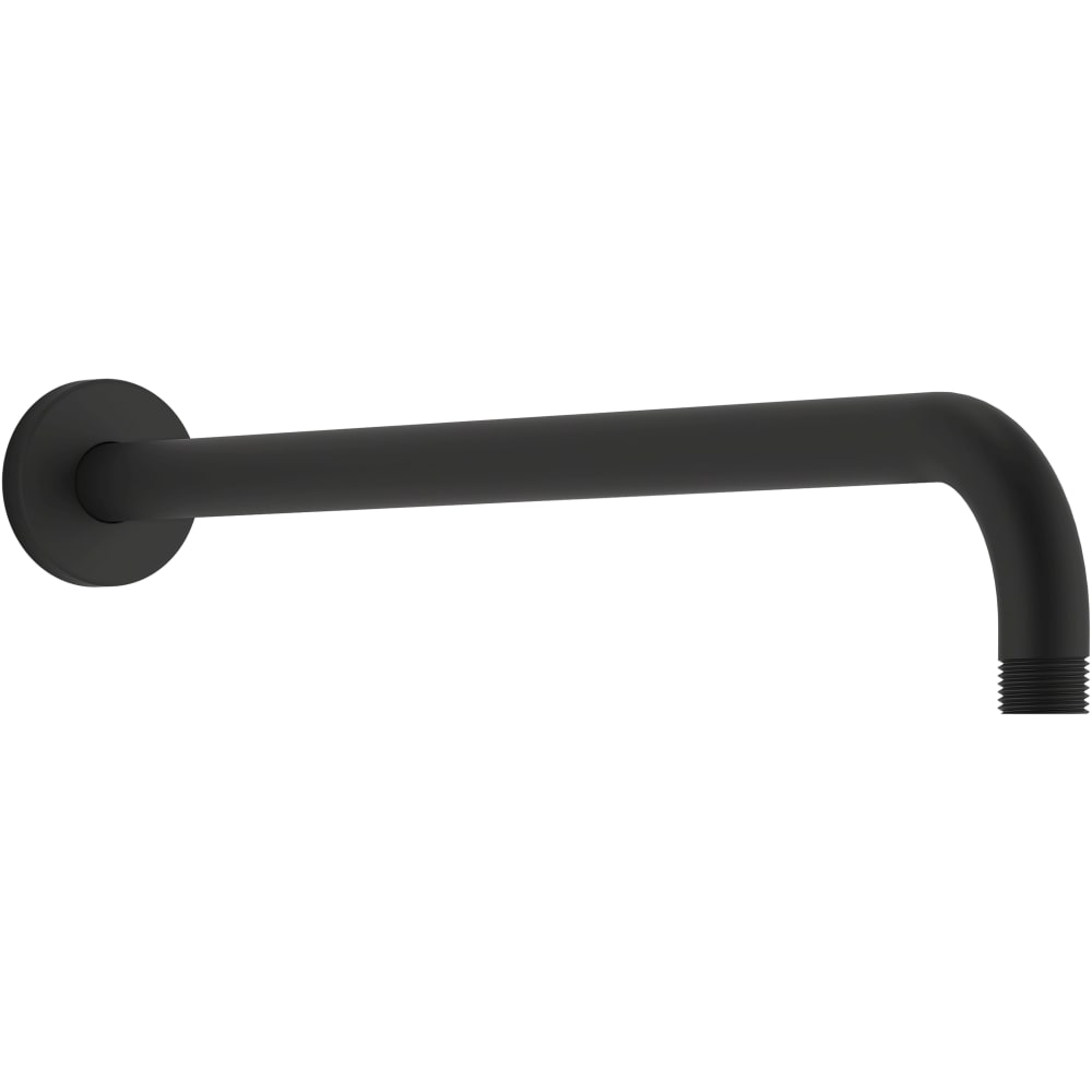 Statement 19" Wall Mounted Single Function Rainhead Arm and Flange
