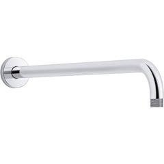 Statement 19" Wall Mounted Single Function Rainhead Arm and Flange