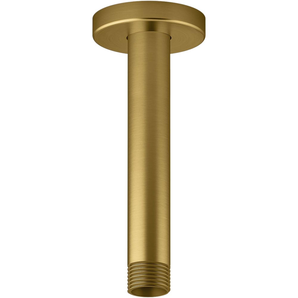 Statement 6" Ceiling Mounted Rainhead Arm and Flange
