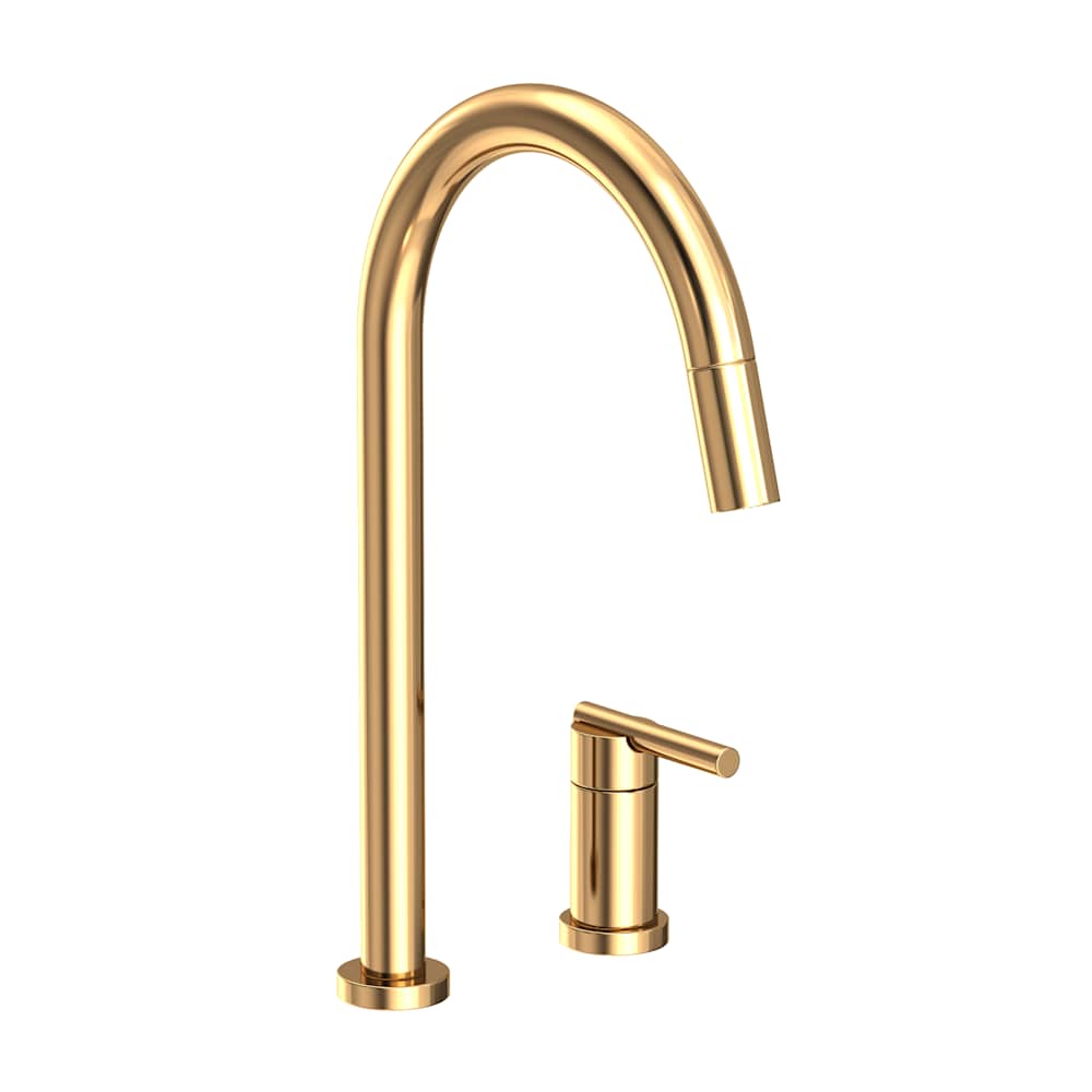 East Linear 1.8 GPM Widespread Pull Down Kitchen Faucet