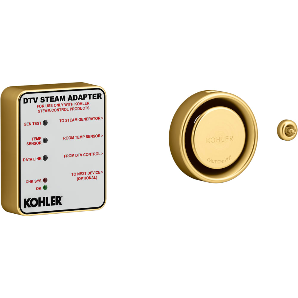DTV+ Steam Adapter Kit with Temperature Sensor, Adapter, and Steam Head with Aromatherapy Reservoir