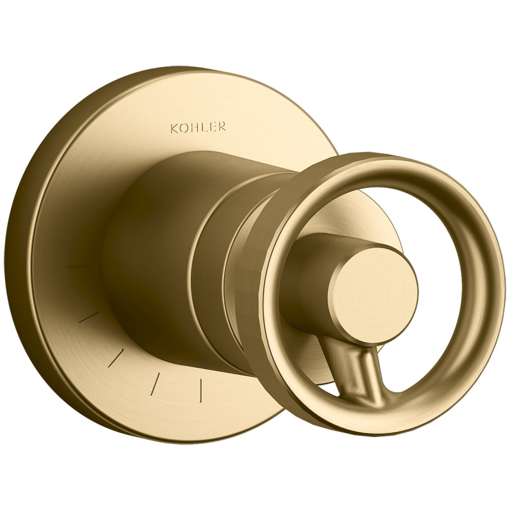Components Single Function Volume Control Valve Trim Only with Single Knob Handle- Less Rough In
