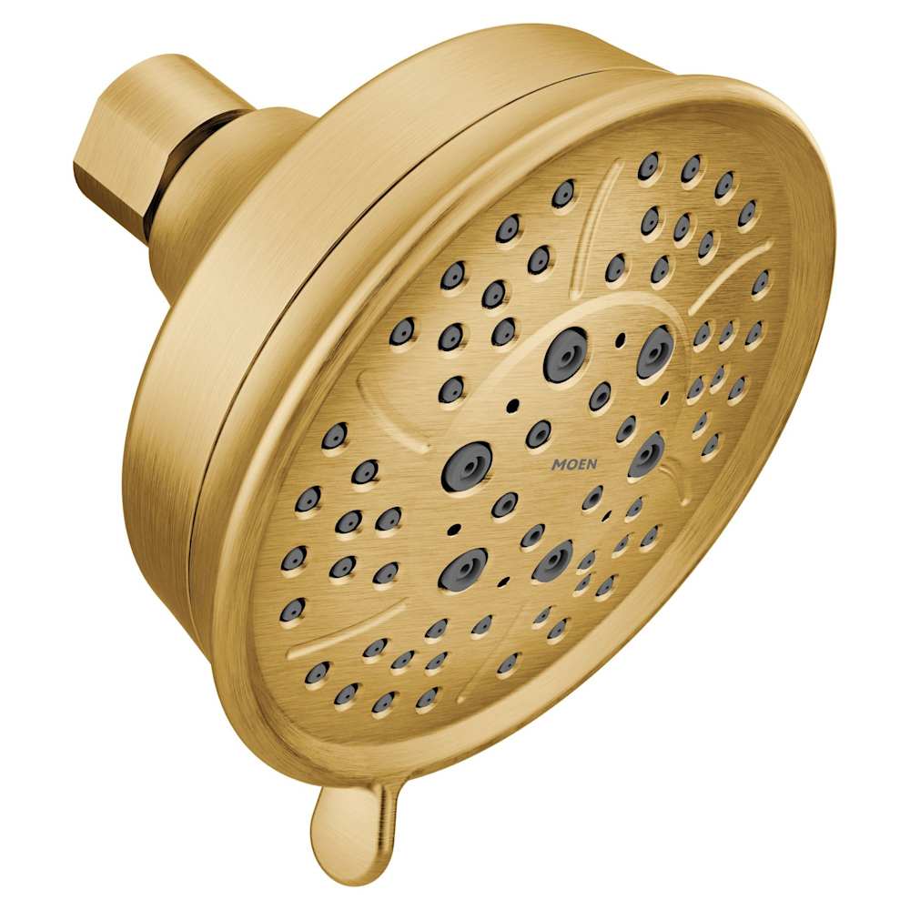 Moen 2.5 GPM Multi Function Shower Head Brushed Gold