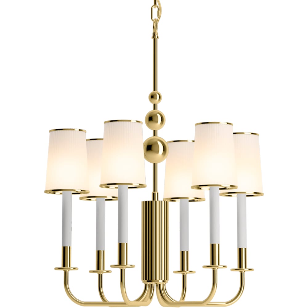 Tresdoux 6 Light 24" Wide Chandelier