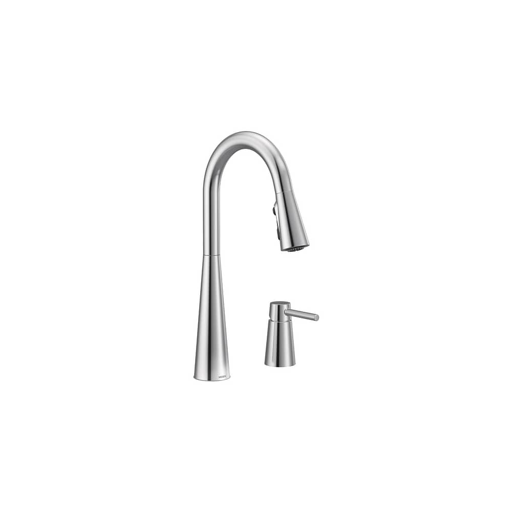Moen 1.5 GPM Sleek One Handle High Arc Pulldown Kitchen Faucet Chrome