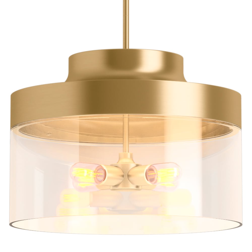 Purist 4 Light 18" Wide Pendant