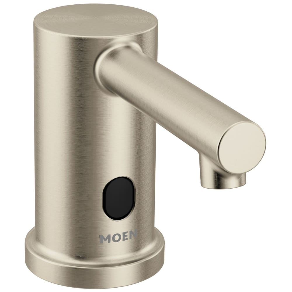 Moen M-POWER Deck Mounted Electronic Soap Dispenser with 50-3/4 oz Capacity Brushed Nickel