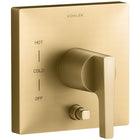 Vibrant Brushed Moderne Brass